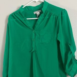 Pinky Emerald Green Blouse
